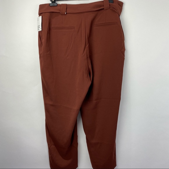 H&M burnt orange high waisted pants NWT - Picture 5 of 6